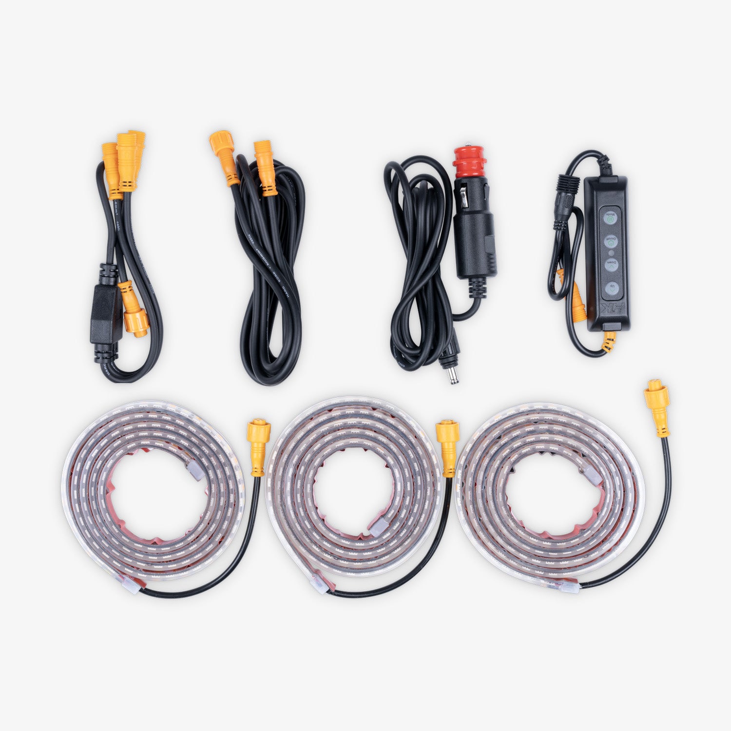 3 Strip Tri-Colour LED Awning Light Kit