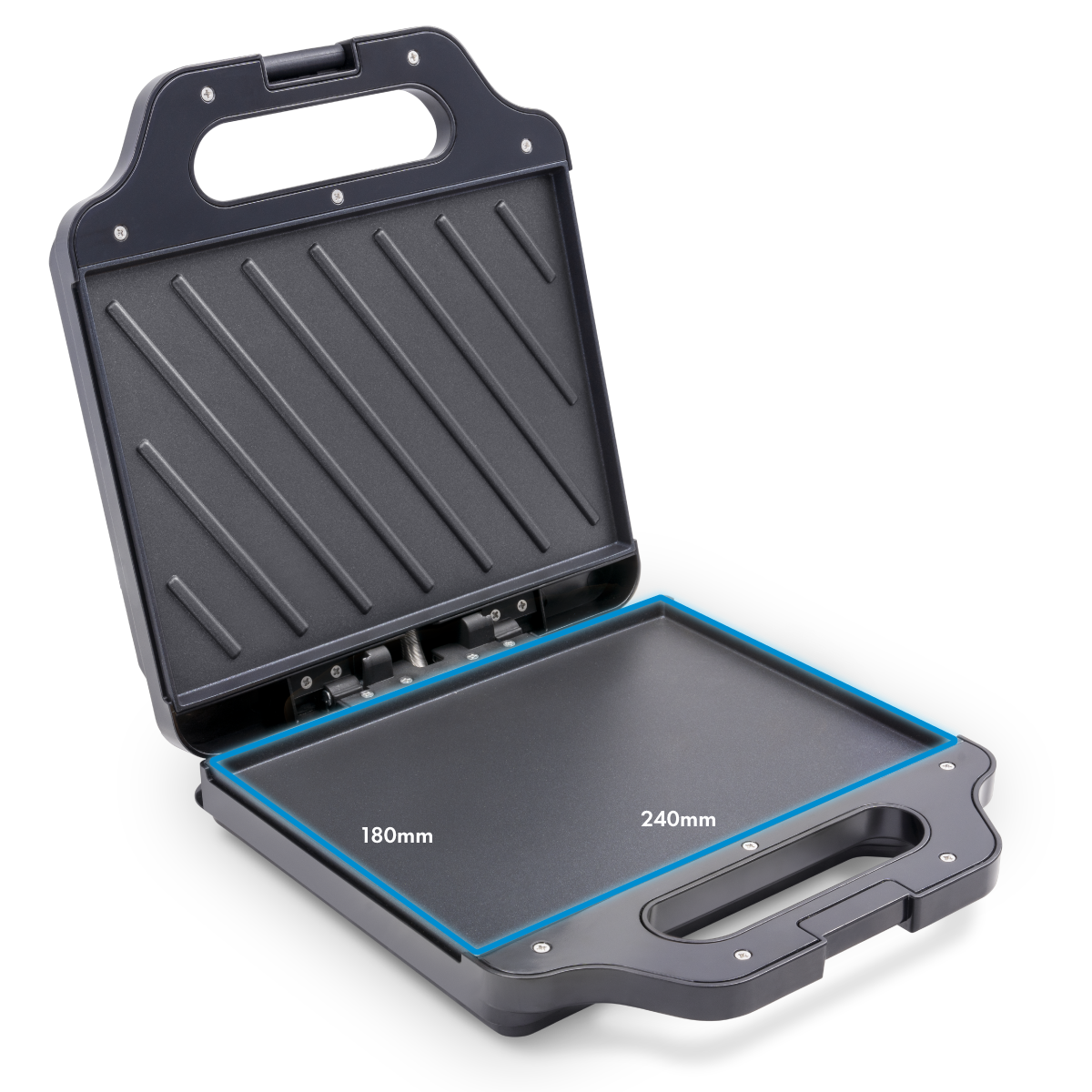 12V Sandwich press with grill plate