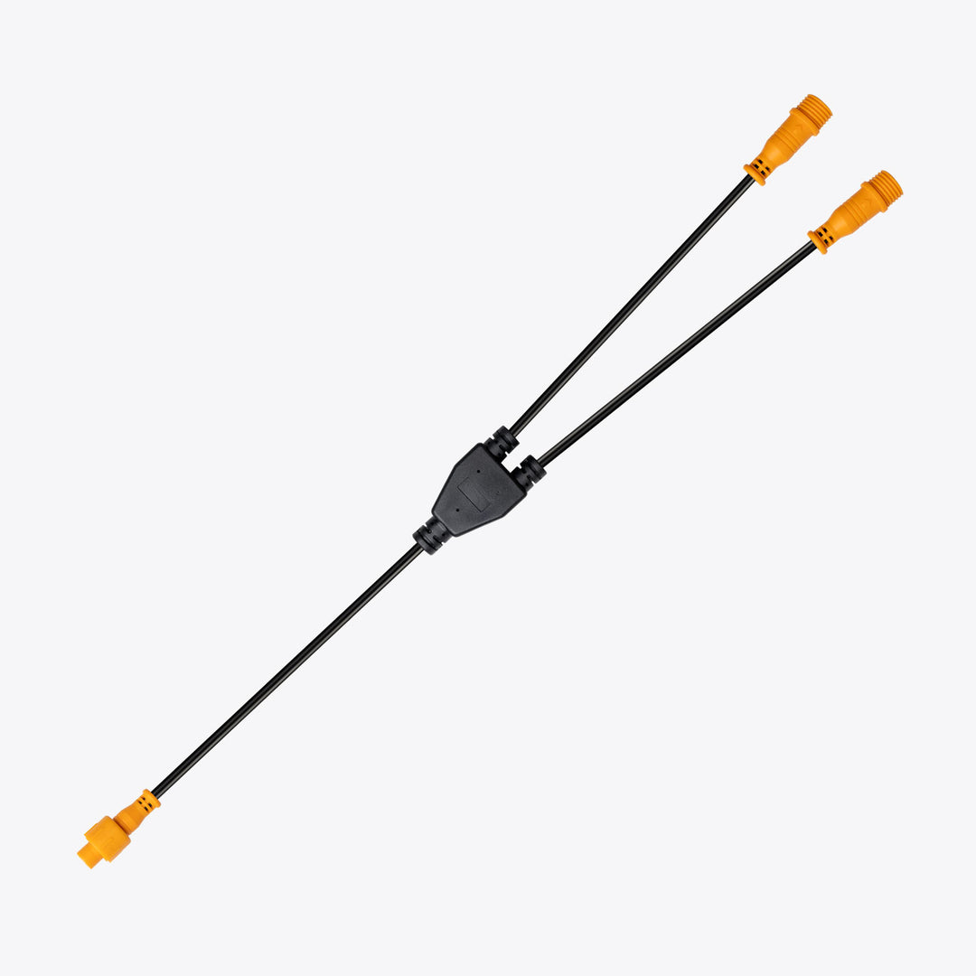 2-Way Splitter Cable (Orange 4-pin Plugs)