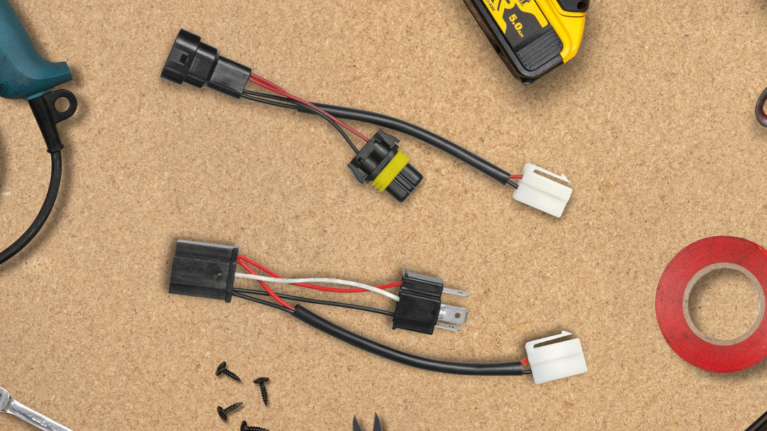 Piggyback adaptors for driving lights