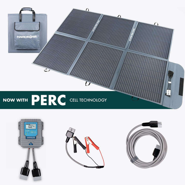 200W Portable Solar Blanket with 15A Smart Solar Regulator