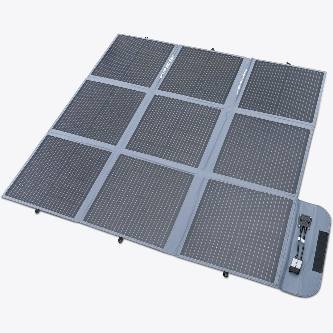 250W Portable Solar Blanket with 20A Smart Solar Regulator