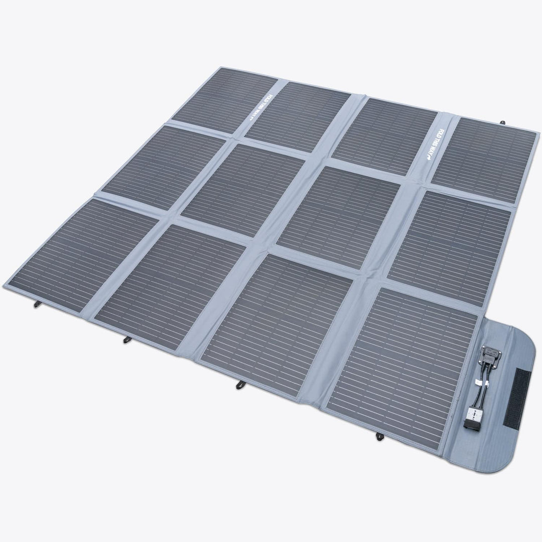 300W Portable Solar Blanket with 20A Smart Solar Regulator