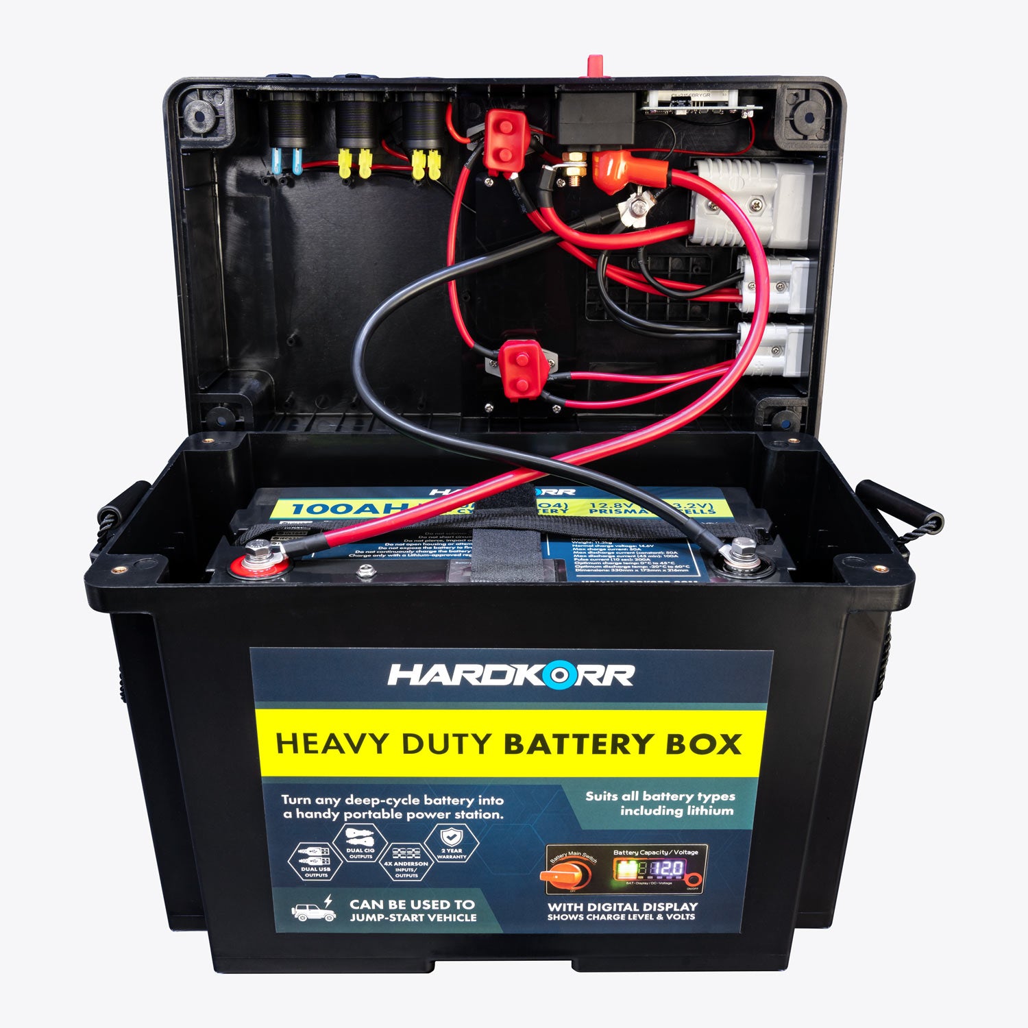Heavy Duty Battery Box HARDKORR Heavy Duty Battery Box HARDKORR