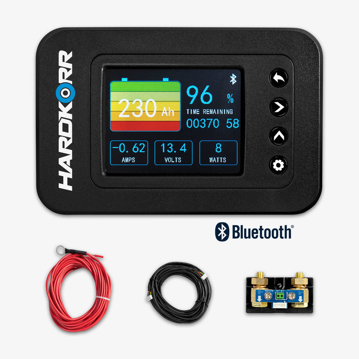 Bluetooth Battery Monitor with High-Precision 500A Shunt