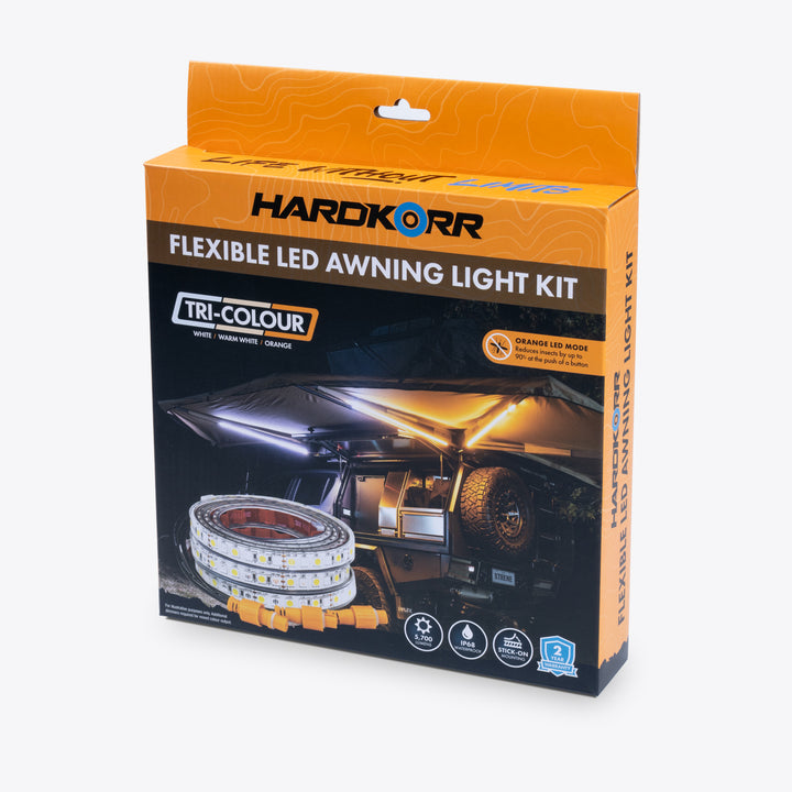 3 Strip Tri-Colour LED Awning Light Kit