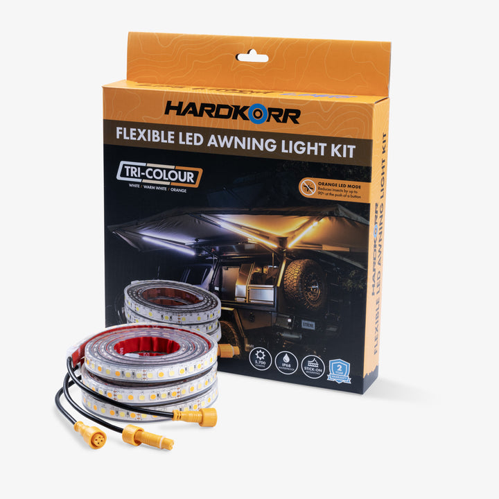 3 Strip Tri-Colour LED Awning Light Kit