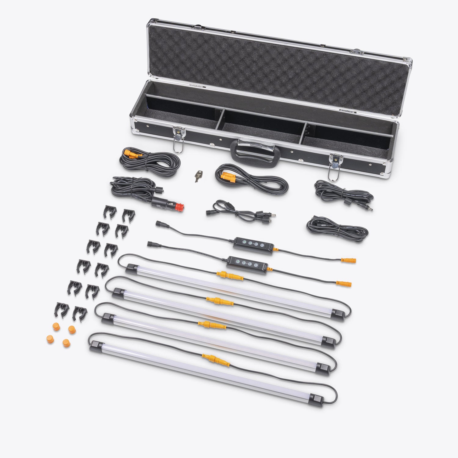 4 Bar Tri-Colour LED Camp Light Kit