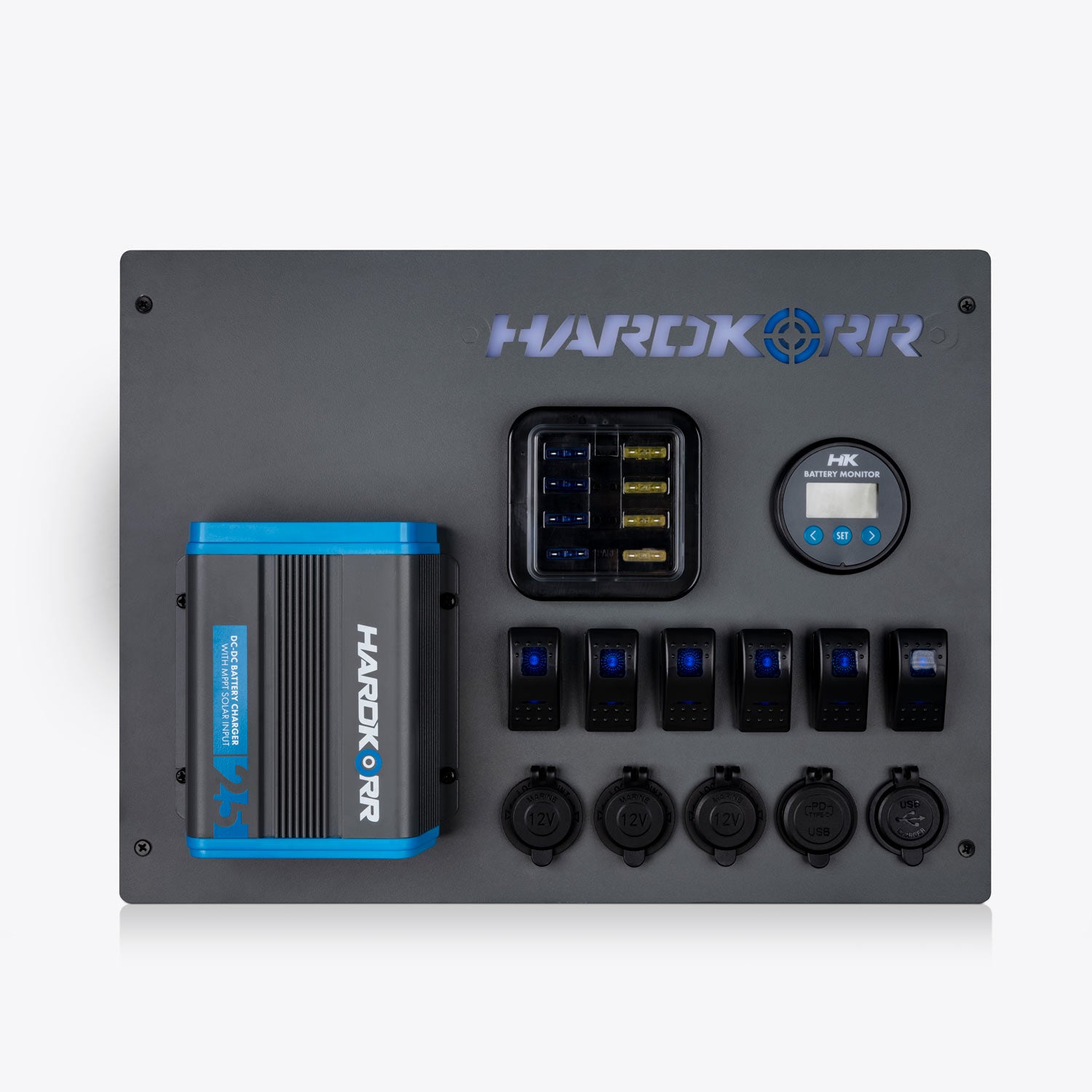 12V Control Hub With 25A DC-DC Charger - Hardkorr Australia – HARDKORR