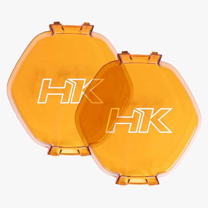 Covers for Hyperion 9" Driving Lights (Orange) - Pair
