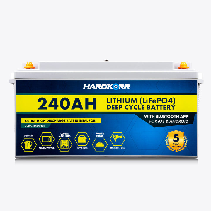 240Ah Lithium (LiFePO<sub>4</sub>) Deep Cycle Battery w/Bluetooth