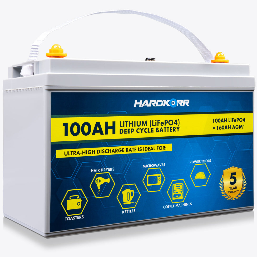 100Ah Lithium (LiFePO<sub>4</sub>) Deep Cycle Battery