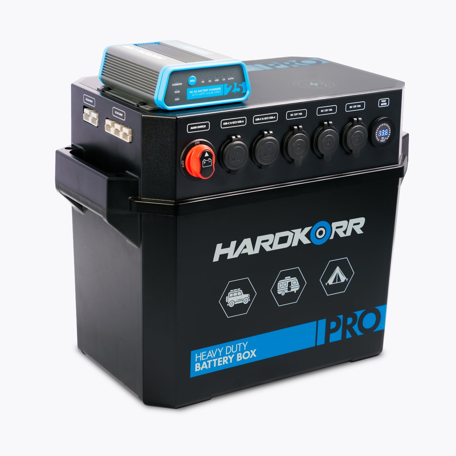 Hardkorr Battery Box Pro w/ 25A charger