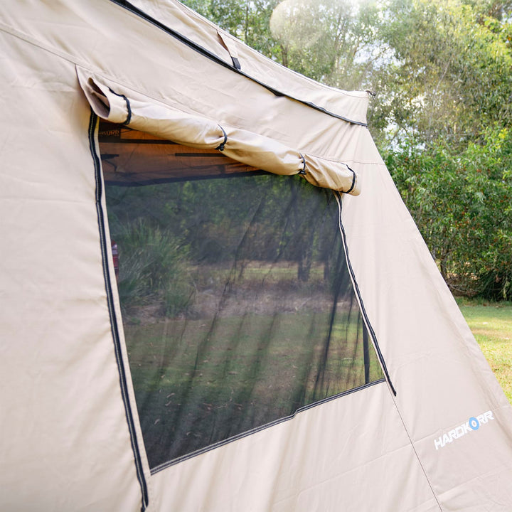 Awning Wall – Two Windows (to suit the Hardkorr 270° Awning)