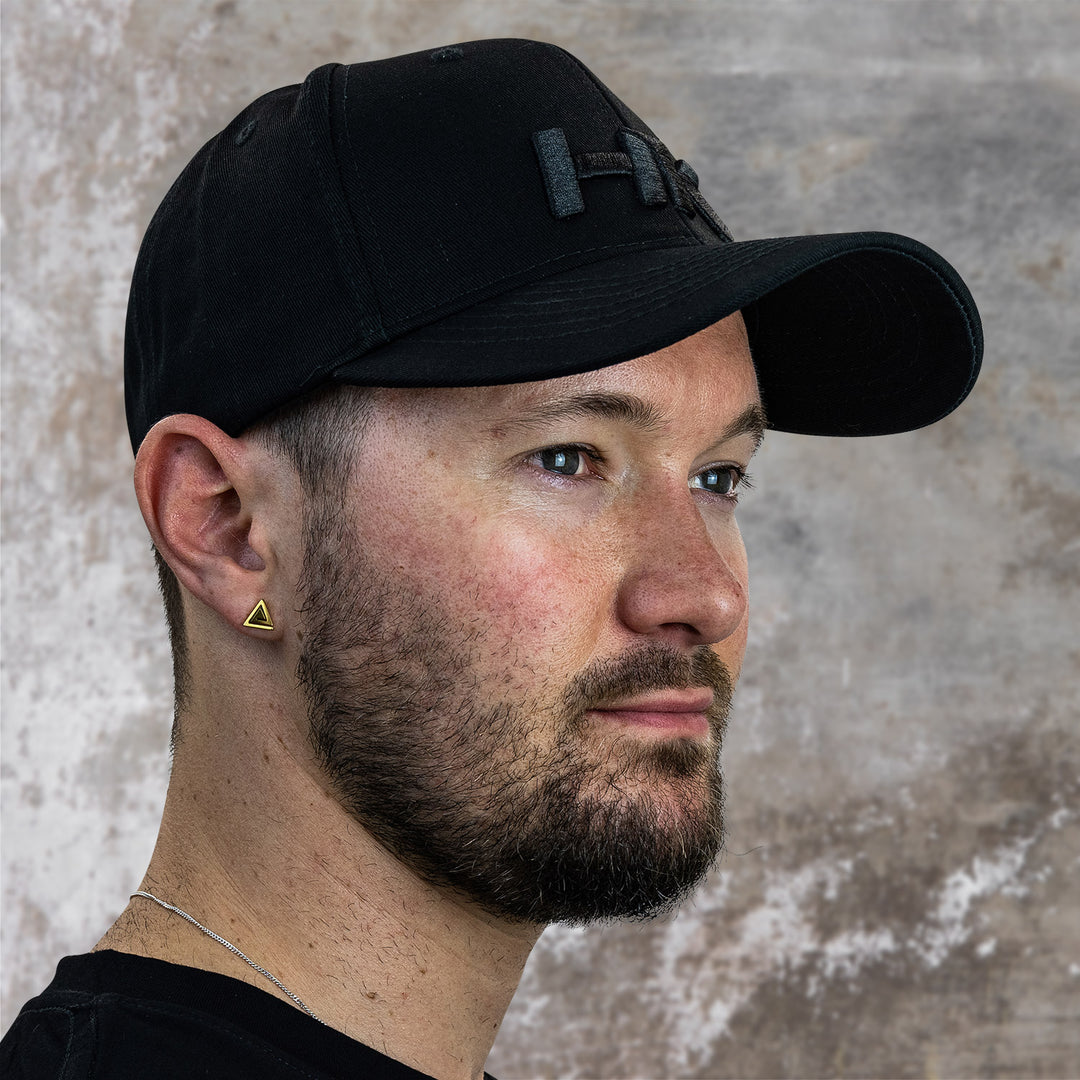 Hardkorr baseball cap - black emblem