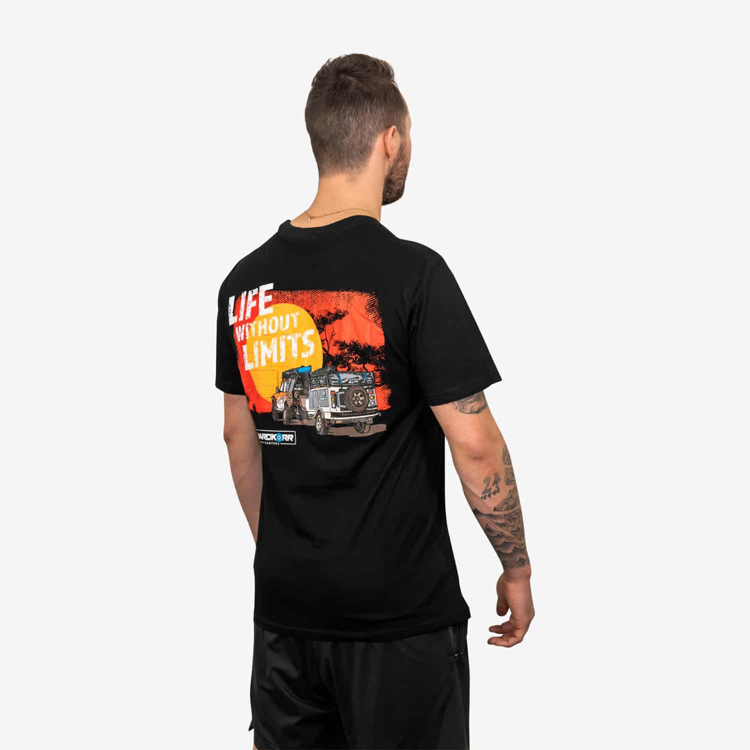 Hardkorr Campers T-Shirt Life Without Limits Black