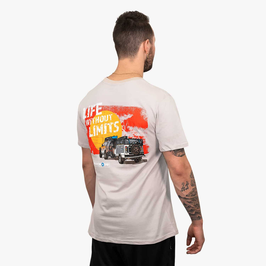 Hardkorr Campers T-Shirt Life Without Limits Grey