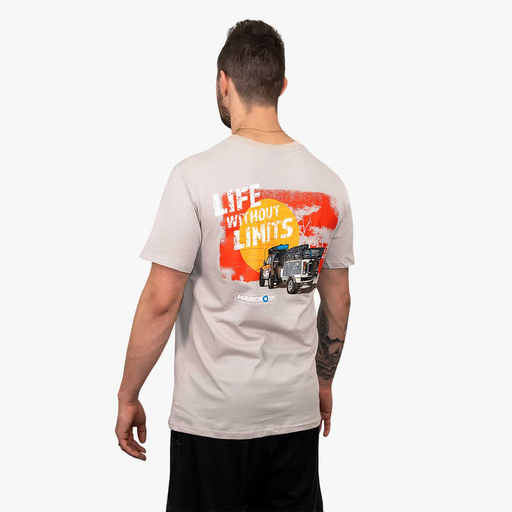 Hardkorr Campers T-Shirt Life Without Limits Grey