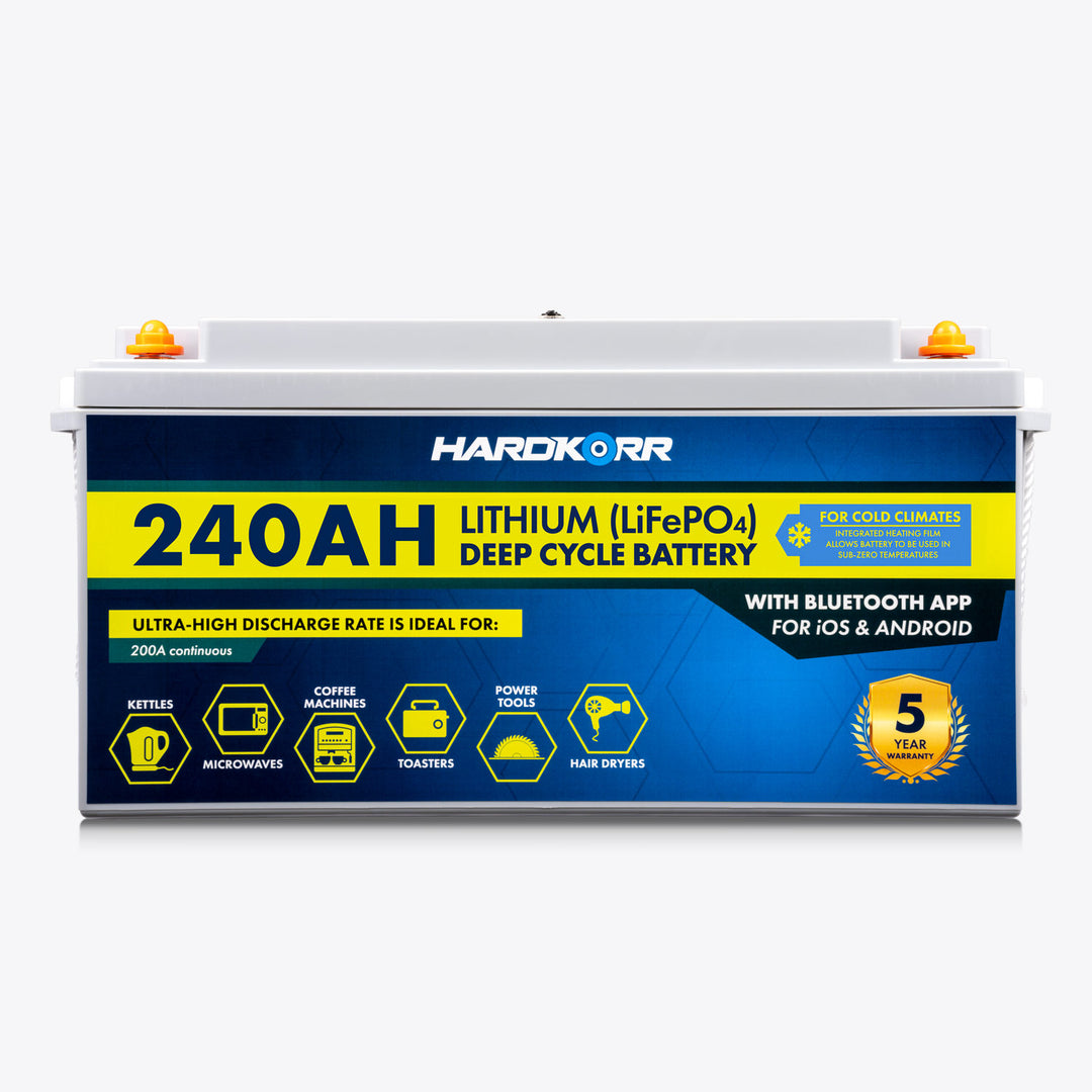 240Ah Cold Climate Lithium (LiFePO<sub>4</sub>) Deep Cycle Battery w/Bluetooth