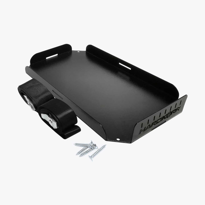 Battery box mounting tray