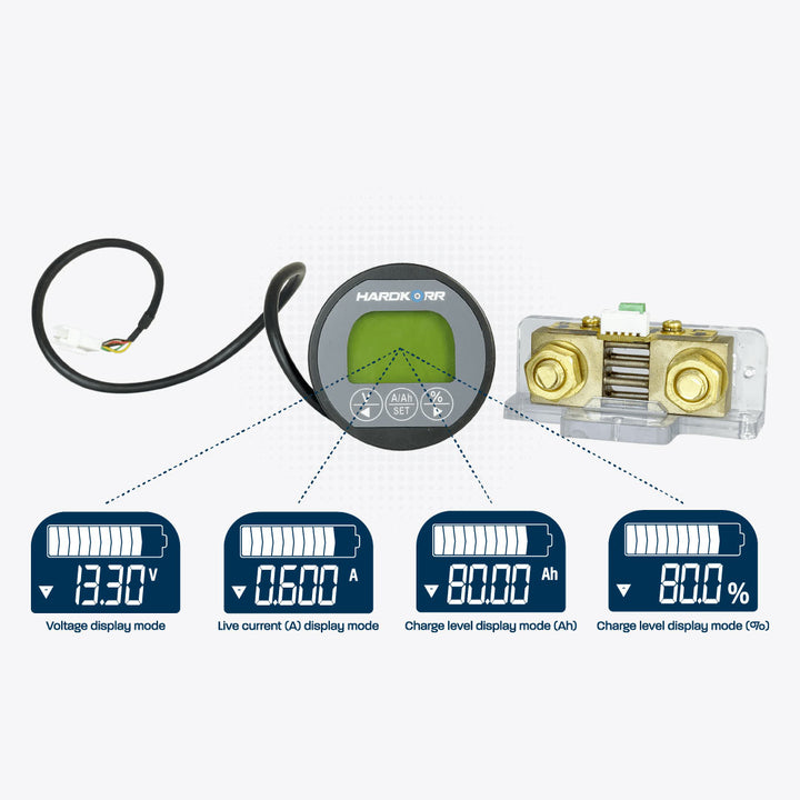 Remote Battery Monitor with High-Precision 100V/500A Shunt