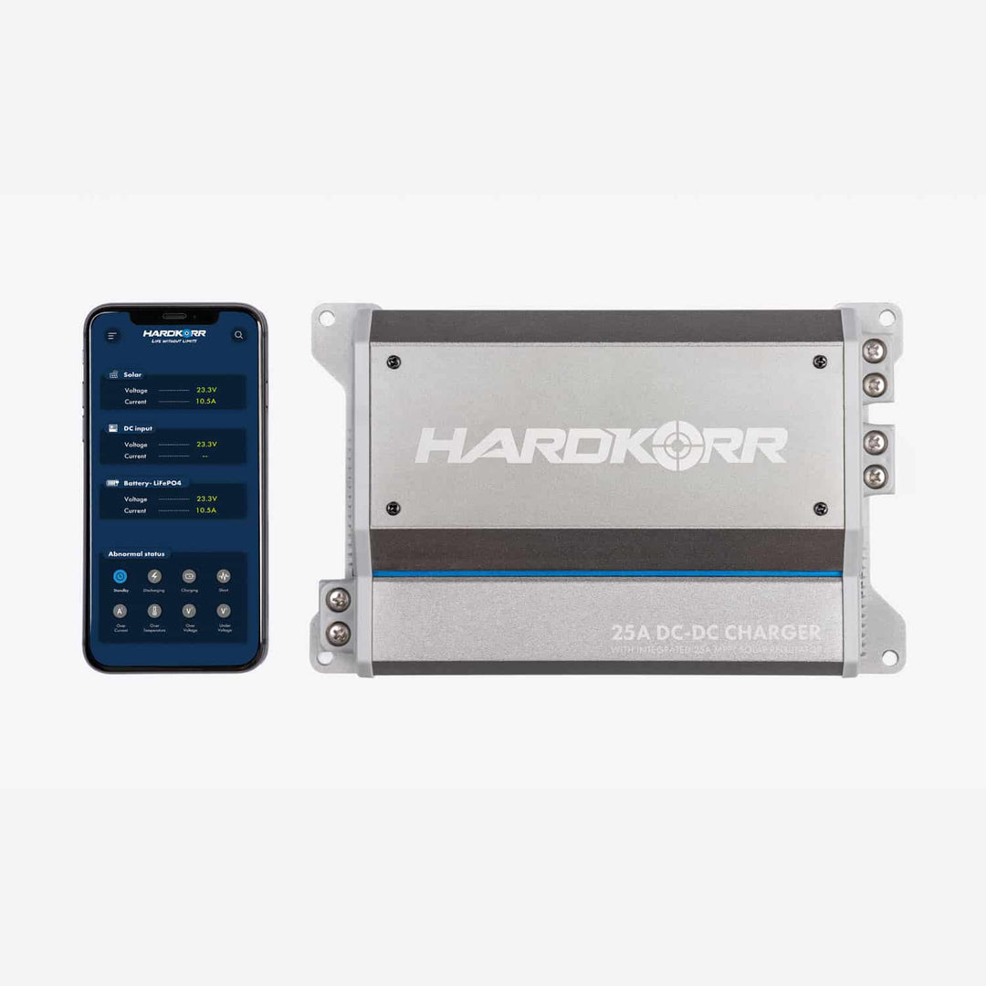 25A DC-DC Battery Charger With MPPT Solar Regulator