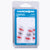 Solder Sleeve Kit - 1.6-2.7mm Red (5 pack) in clear packaging with blue backing, waterproof design for reliable connections in outdoor camping lights and power solutions.