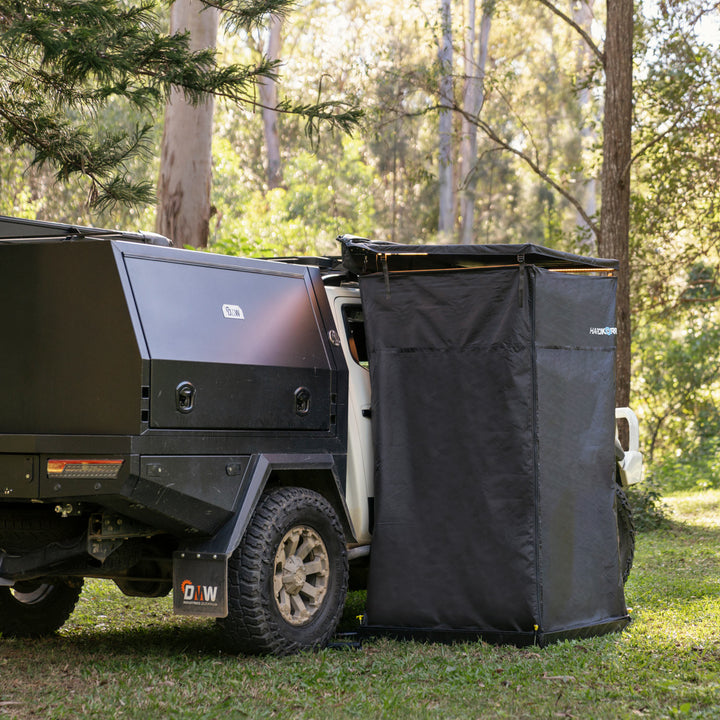 Folding Shower Tent with Dual-Colour LED Lighting