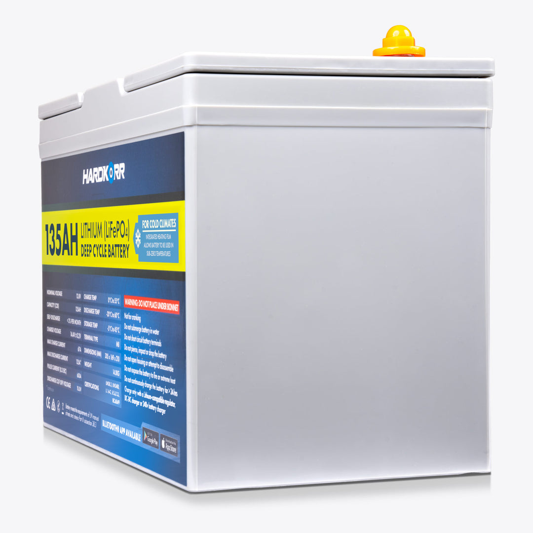 135Ah Cold Climate Lithium (LiFePO<sub>4</sub>) Deep Cycle Battery w/Bluetooth