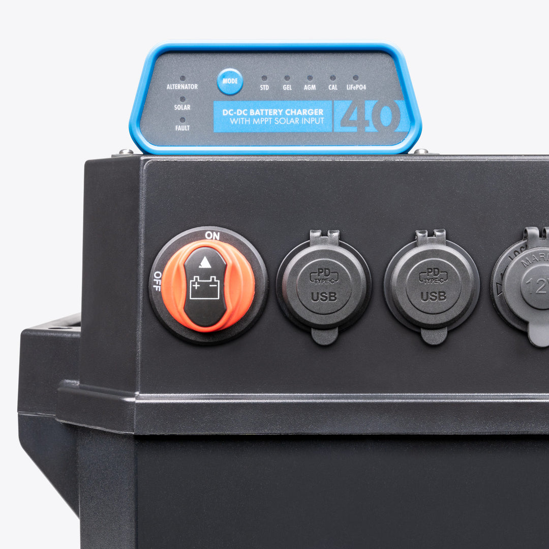 Heavy Duty Battery Box PRO w/ DCDC Charger