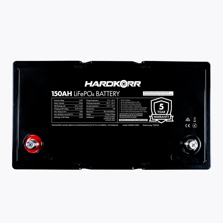 Black Series 150Ah Lithium (LiFePO4) Deep Cycle Battery