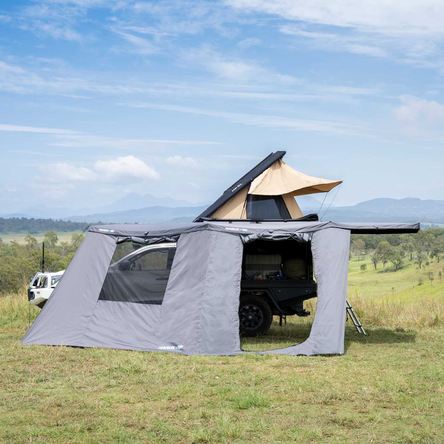 elektrische kachel tent RBM All-Seasons UP-2 for 2-4 person + Wood Stove Caminus M Gloves Black a compact winter tent Color:Orange B1B - Clear Lens Glove Story