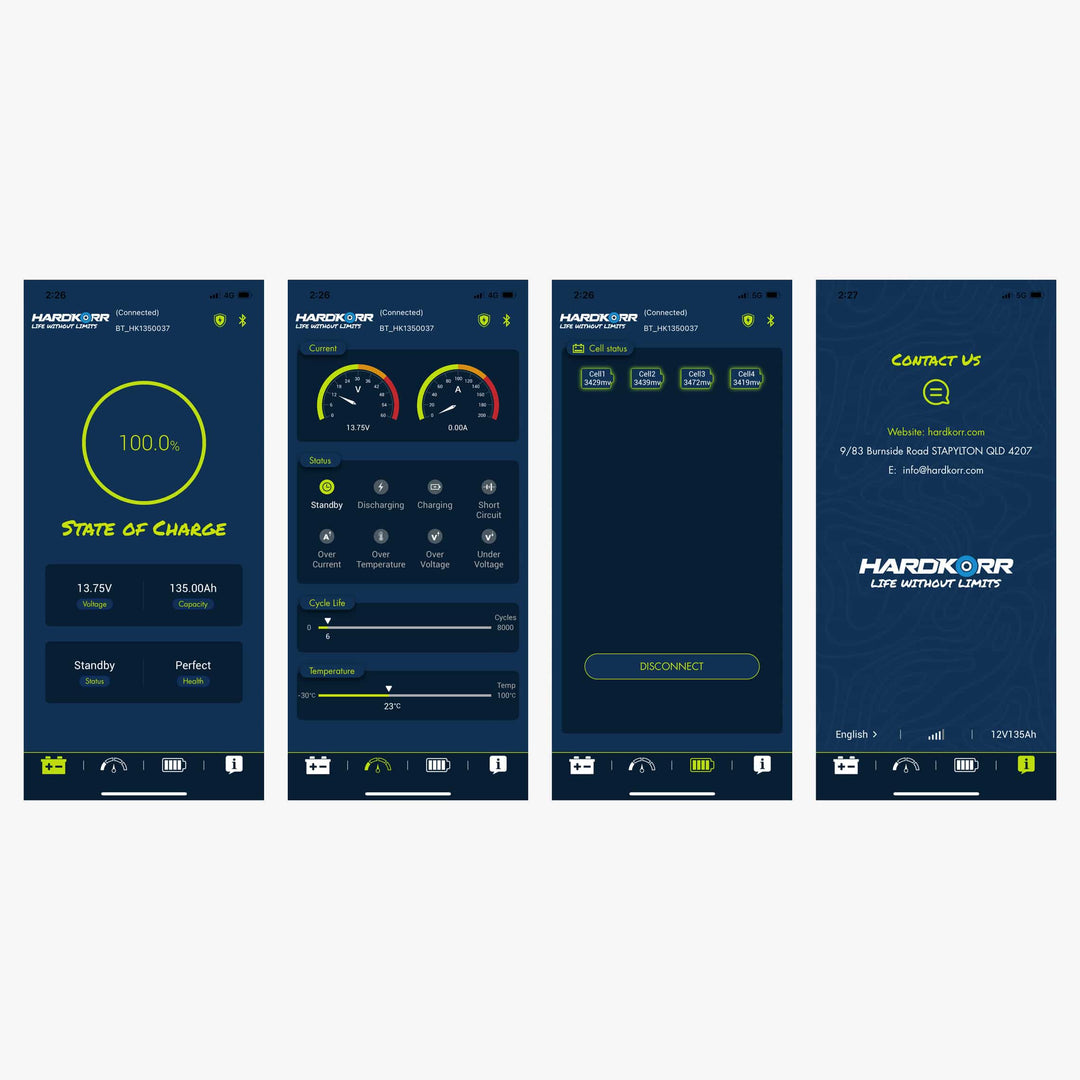 Hardkorr Bluetooth battery app