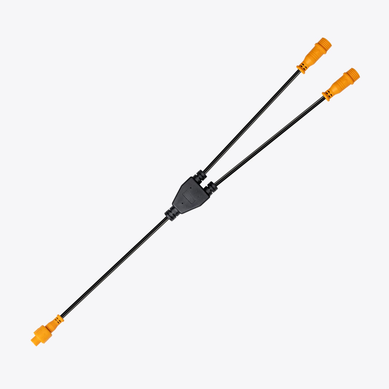 2-Way Splitter Cable (Orange 4-pin Plugs)
