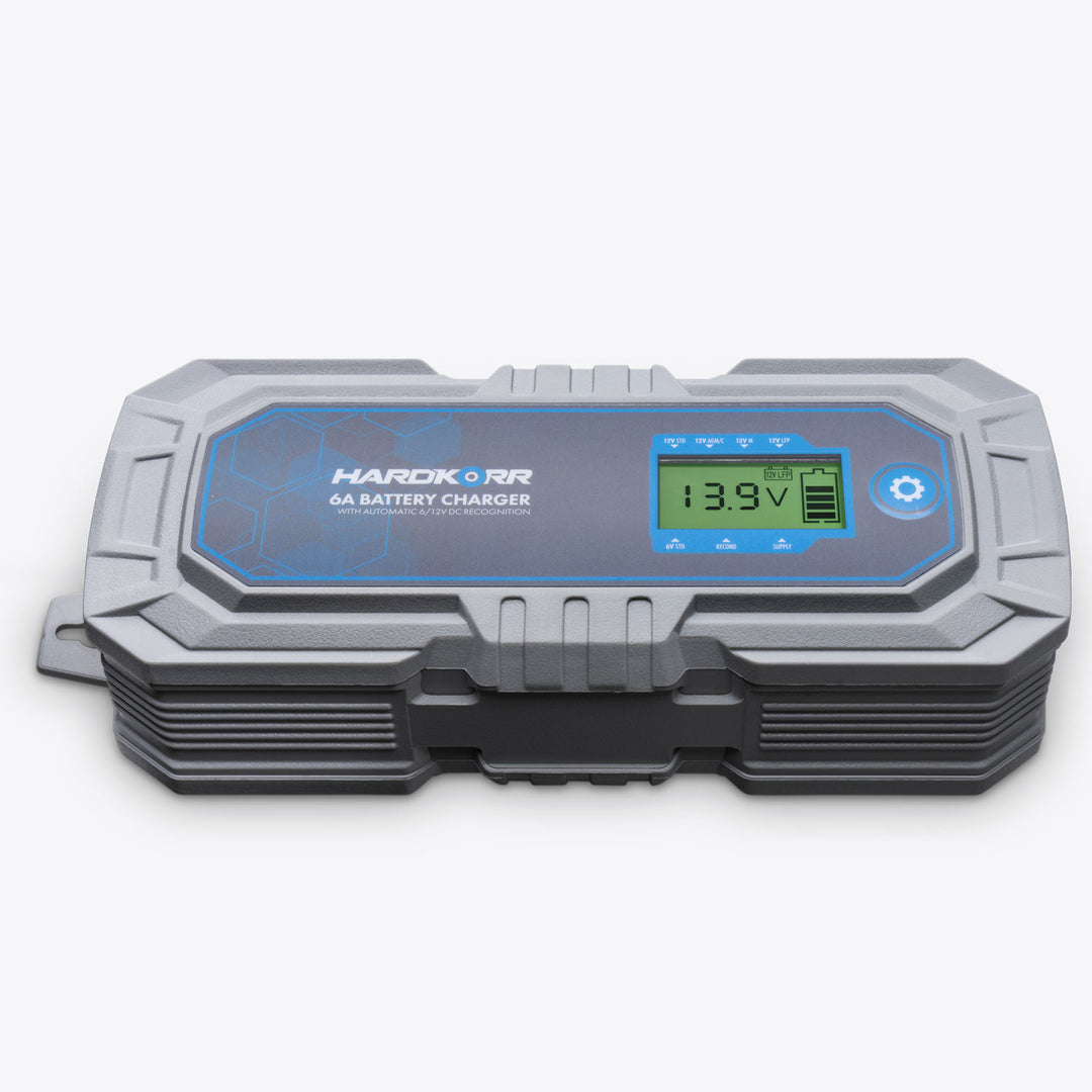 6A AC Battery Charger With Automatic 6/12V DC Recognition