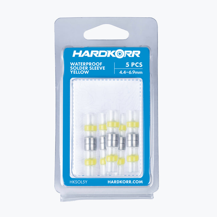 Solder Sleeve Kit 5 Pack - 4.4-6.9mm, Yellow (5 pack)