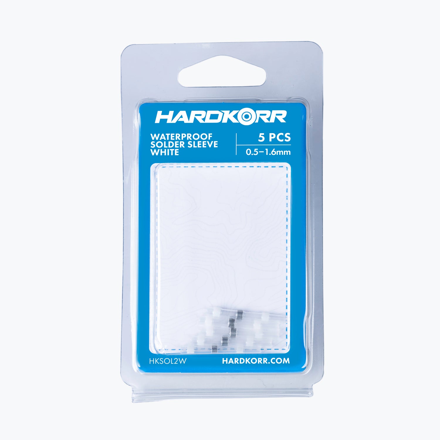 Solder Sleeve Kit 5 Pack - 0.6-1.5mm, White (5 pack)