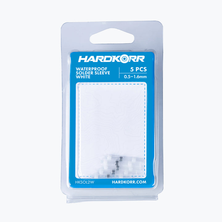 Solder Sleeve Kit 5 Pack - 0.6-1.5mm, White (5 pack)