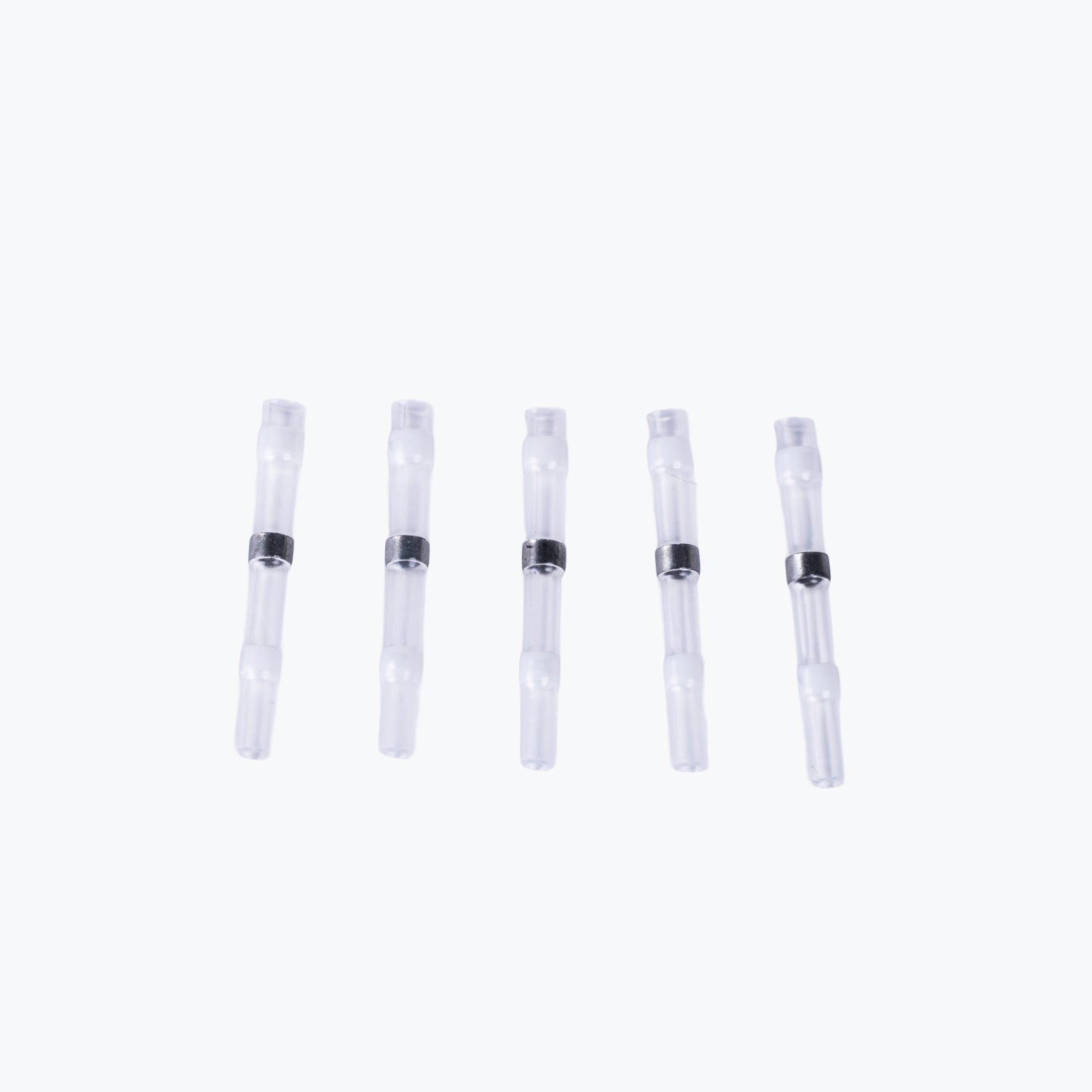 Solder Sleeve Kit 5 Pack - 0.6-1.5mm, White (5 pack)