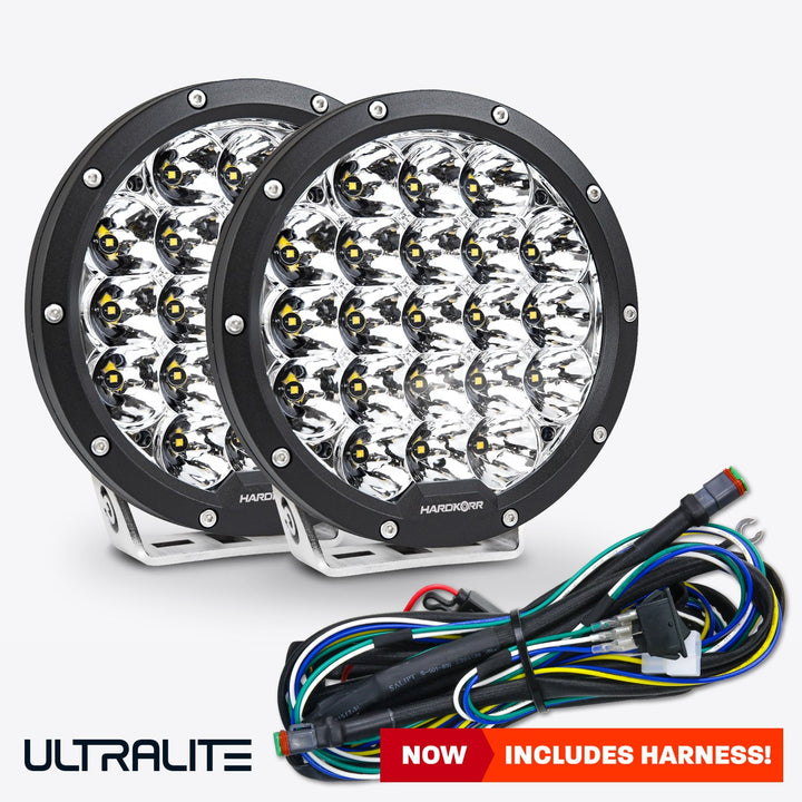 7 Inch Ultralite LED Driving Lights Pair