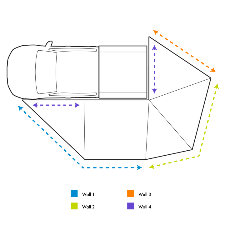Awning Wall 4 - Multi-fit Weather Guard